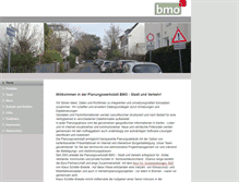 Tablet Screenshot of bmo-stadtundverkehr.de